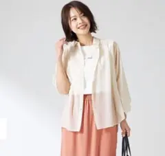 ANY SIS リネンライク シアーブラウス Sのサムネイル