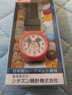 ディズニー Tsum Tsum 腕時計 赤
