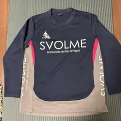 SVOLME ネイビー 長袖シャツ 140