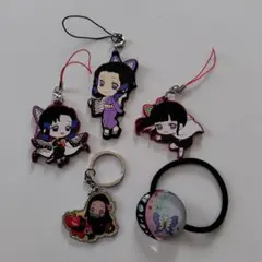 鬼滅の刃　キーホルダー　胡蝶しのぶ　竈門禰豆子　栗花落カナヲ
