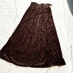 ベロア ロングスカート