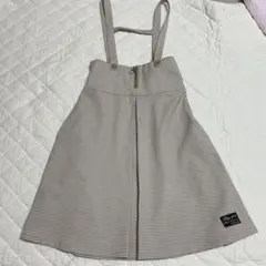 アルジー　ジャンバースカート　ブラウンチェック