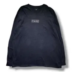 F1794　【即購入OK】　VANS　ボックスロゴロンT　サイズXL　ブラック