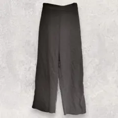 GRL グレイル ワイドパンツ M ブラック ハイウエスト ロング丈
