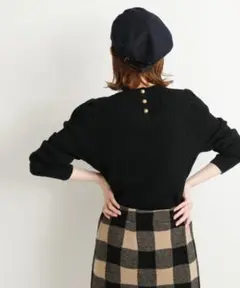 イエナ IENA seseミニケーブル肩タックプルオーバー