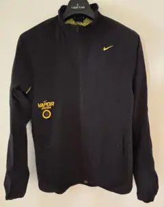 中古美品★ナイキ NIKE VAPOR SYSTEMウィンドブレーカー黒×黄★Ｓ
