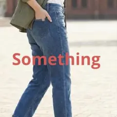 Somethingのストレートデニム ブルー カジュアルのサムネイル