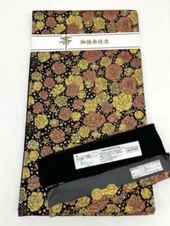 佐々木染織 袋帯 新品未使用品 芯なし仕立て 黒地 HOT144 - メルカリ