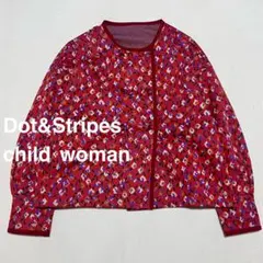 Dot＆Stripes CHILD WOMAN 花柄 キルト カーディガン - メルカリ