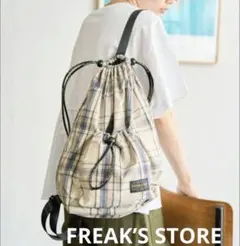 限定展開PENDLETON×FREAK’S STORE別注 チェックナップサックのサムネイル