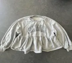 and D. petit main グレー トレーナー 130