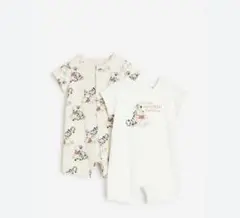 【新品未使用】H&M オールインワンパジャマ 2着セット