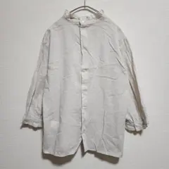 SHUKADO 日本製 綿麻ウール ロングシャツ チュニック 0 - メルカリ