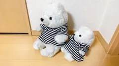 蘭様専用ページ ぬいぐるみ用ボーダーTシャツ＆ソフトジーパン(Mサイズ太め)