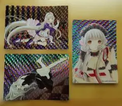 ちょびっツ 原作版トレーディングカード 黒ちぃ 白ちぃ ホロ CLAMP