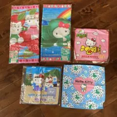 サンリオ　ご当地キティ　ハンドタオル　タオルハンカチ　まとめて