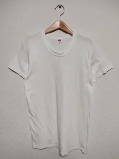 897 90s USA古着 ヘインズ 無地 シングルステッチ Tシャツ