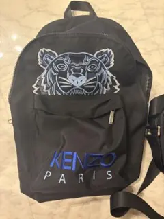 KENZO 虎の刺繍が印象的なグレーのナイロンショルダーバッグ - メルカリ