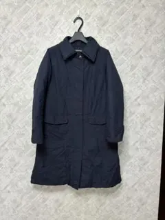 ★AIGLE★ネイビー ダウンコート 裏キルティング M