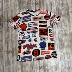 LOVE MOSCHINO ラブモスキーノ 総柄 半袖 Tシャツレーシング柄のサムネイル