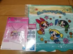 パワーパフガールズ 一番くじ F賞　アクリルコレクション1種　 G賞　タオル1種