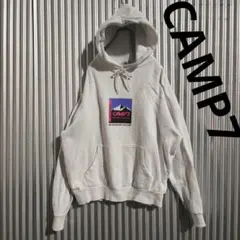 CAMP7 キャンプセブン パーカー フーディー プルオーバー 白 ホワイト