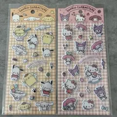 ⭐️即日発送⭐️サンリオ　キャラクター　ぷっくりシール　2種セット　正規ライセンス