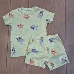【ZARA】Bluey 110センチ ブルーイ パジャマ 2T 黄緑