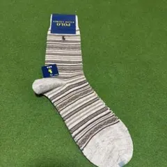 POLOポロラルフローレン　メンズストライプ ソックス