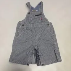 ミキハウス ストライプロンパース S