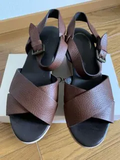 値下げ【美品】J&M DAVIDSONウェッジソールサンダルのサムネイル