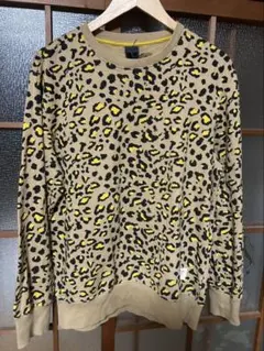 ヒョウ柄クルーネックトレーナー Lサイズ　h&m