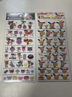 トムとジェリー　うさはな　4サイズステッカー　2点セット