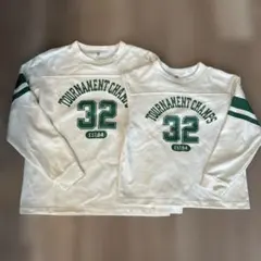 130&160cm／UNIQLO エアリズム ロンT 2枚セット　お揃い