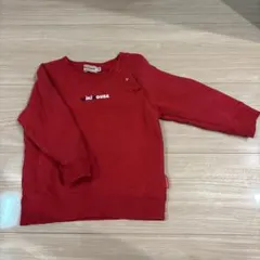 MIKI HOUSE 赤 長袖トレーナー