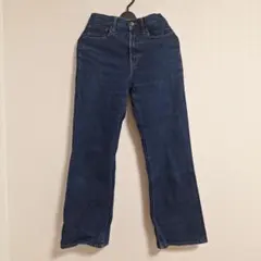 ユニクロデニム　ハイライズフレアデニムジーンズ　24インチ