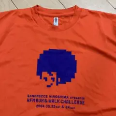 オレンジ色 LLサイズ Tシャツ HFMRUN & WALK ウォーキング新品