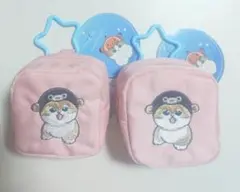 mofusand モフサンド カラビナつき刺繍スクエアミニポーチ 2個セットのサムネイル