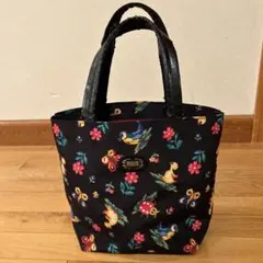FEILER トートバッグ ブラック 花柄 動物柄