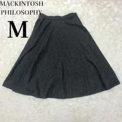 マッキントッシュフィロソフィー MANTECO ストライプフレアスカート 38のサムネイル