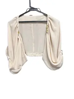 ボレロ・カーディガン•半袖•15号:結婚式卒業式入学式