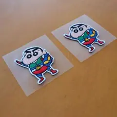 ☆新品・未使用☆クレヨンしんちゃん アイロンワッペン アクション仮面