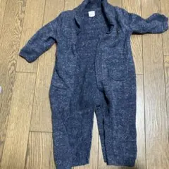 GAP ダークブルー カーディガンロンパース 6-12ヶ月