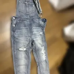 GYDAオーバーオール ダメージジーンズ