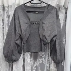 MURUA アンサンブル ニット カーディガン グレーのサムネイル