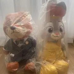 ズートピア2 FukuFuku V-BIGぬいぐるみ～ジュディ～　〜ニック〜