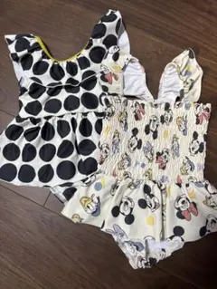 女の子 水着 ミッキー セット110cm