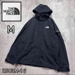 ☆海外限定　人気商品　ノースフェイス　肩ロゴ　マウンテンパーカー　ブラック　M