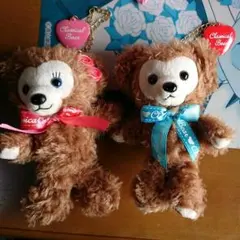 クマのぬいぐるみキーホルダーセット