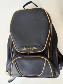 MizunoProミズノプロ　野球　リュック　大容量バックパック 黒/金【美品】